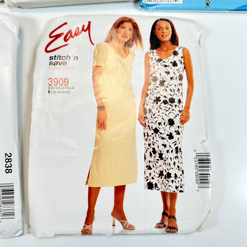 VTG Lot of 14 Sewing Patterns McCalls Simplicity New Look Dress Bridal Maxi 90s - Picture 6 of 9